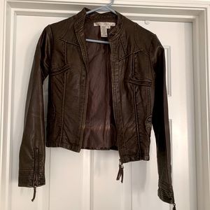 Brown Leather Jacket!